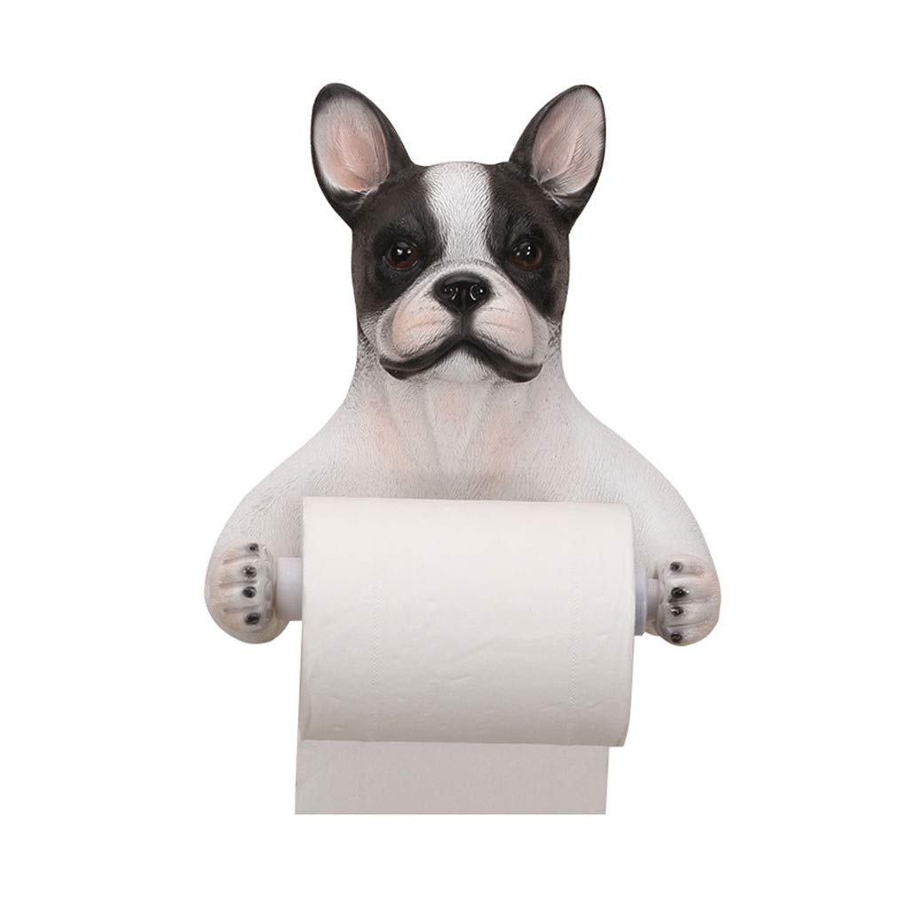Cute Creative Wall Mounted Toilet Paper Holder - Waterproof Bathroom Paper Towel Rack for Home, Kitchen & RV (Color: E) | Space-Saving Storage Solution for Small Bathrooms & Campers