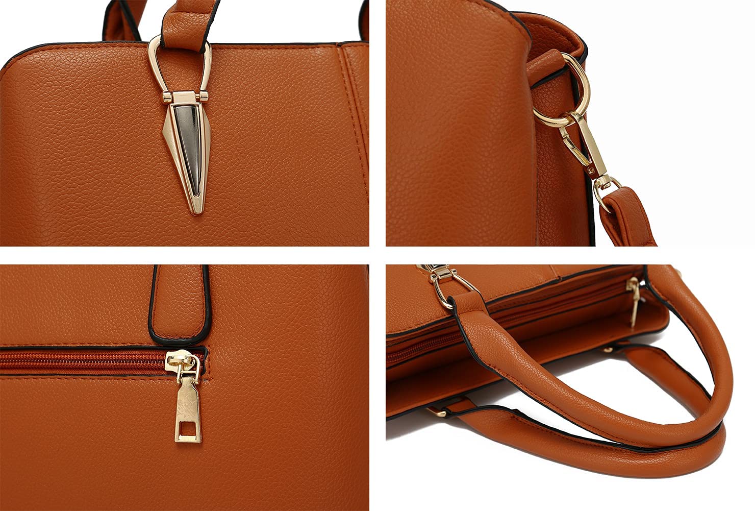 JHVYF Women's Classic Top Handle Handbag - Crossbody Casual Purse & Satchel Tote Bag for Work, Travel & Everyday Use