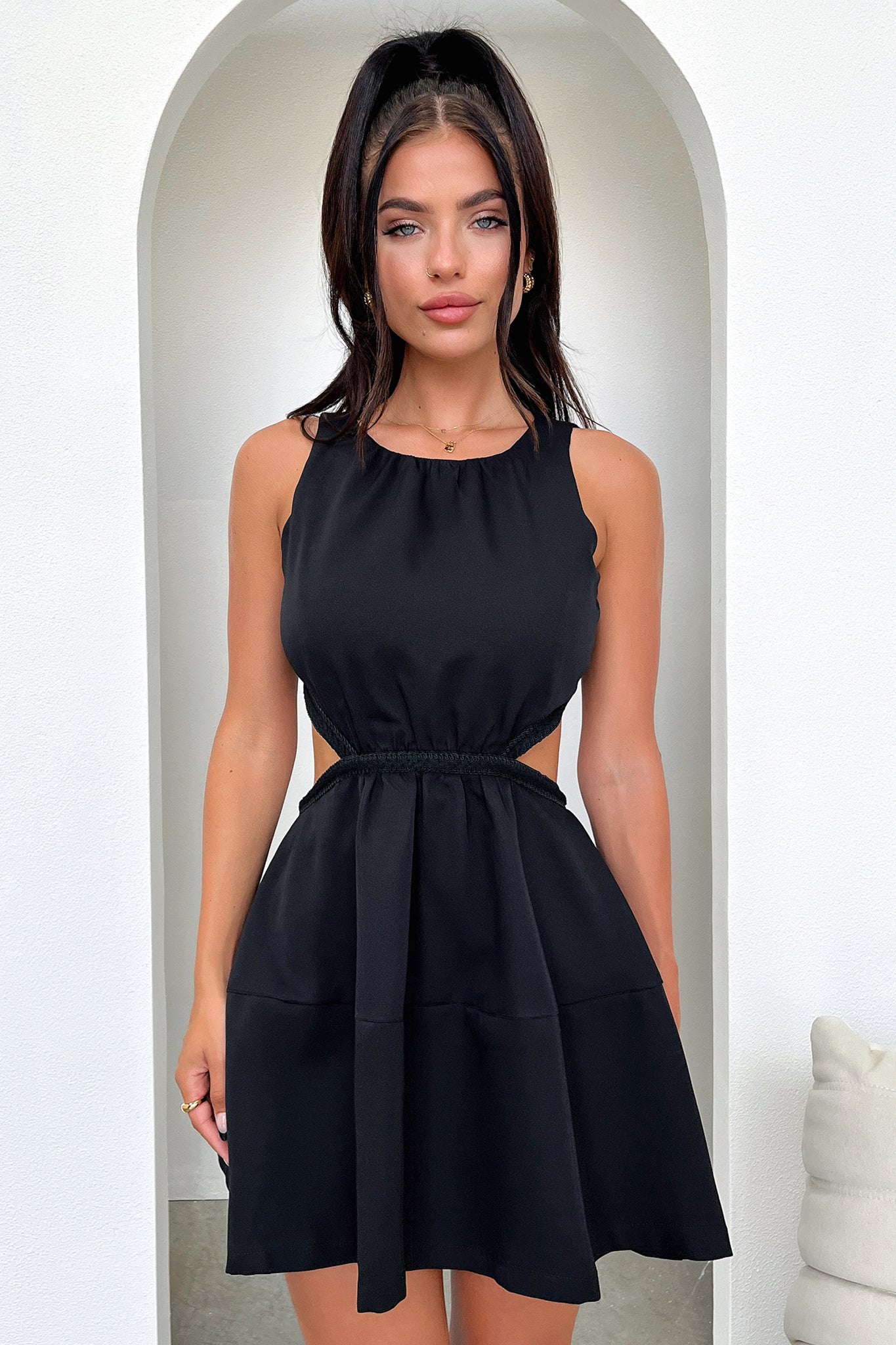 Elita Dress for Women - Elegant Black Party Dress for Evening, Cocktail, Wedding & Special Occasions