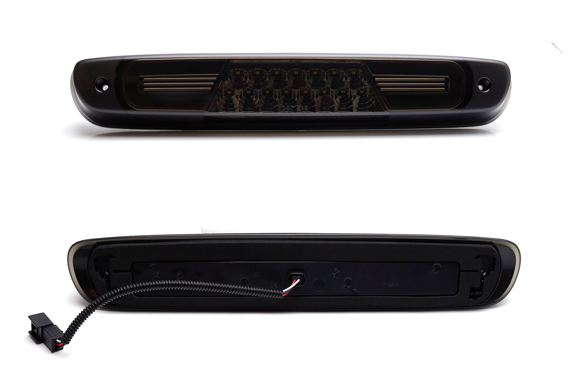 Dark Smoke Lens C Ring Full LED 3rd Brake Light for 2007-2014 Chevy Silverado/GMC Sierra 1500 2500 - Upgrade Your Truck's Style & Safety