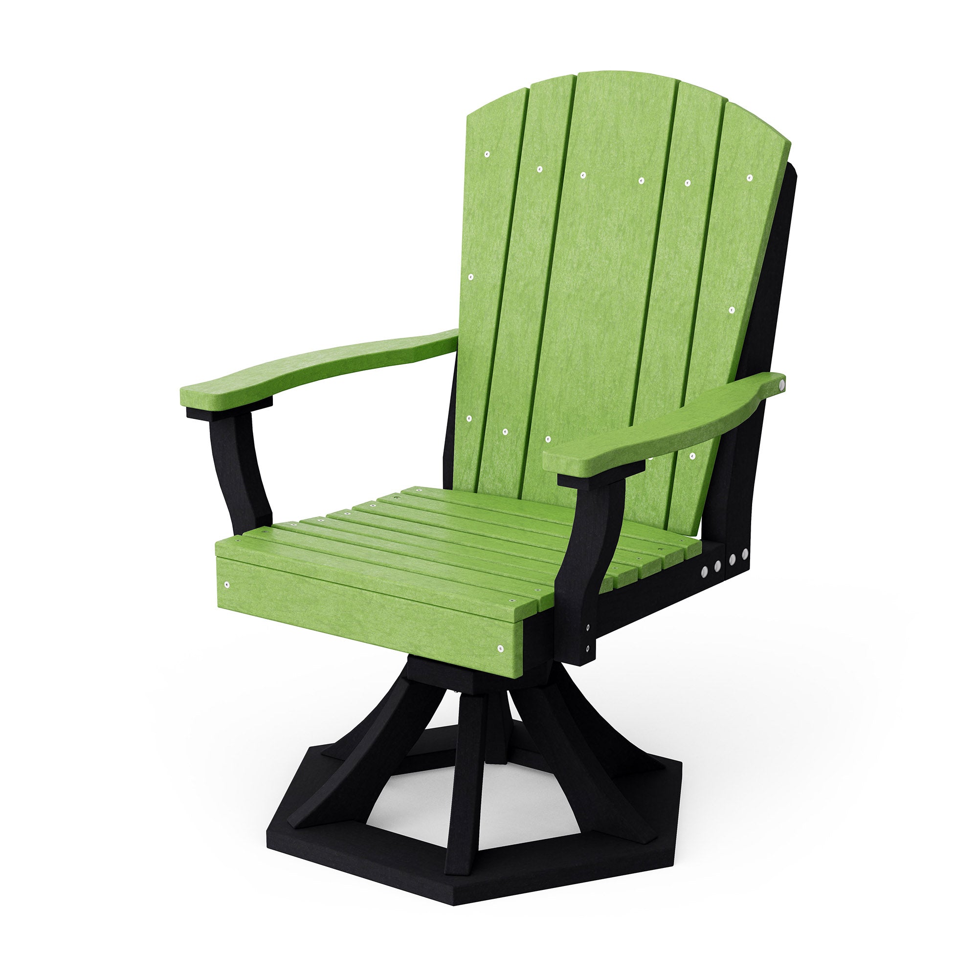 Heritage Swivel Dining Arm Chair - Solid Wood Upholstered Side Chair for Kitchen, Dining Room & Office - Comfortable & Stylish Seating Solution