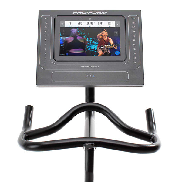 ProForm Studio Spin Bike Pro - Indoor Cycling Exercise Bike for Home Gym, Cardio Workout & Fitness Training - Perfect for Spin Classes, HIIT & Weight Loss