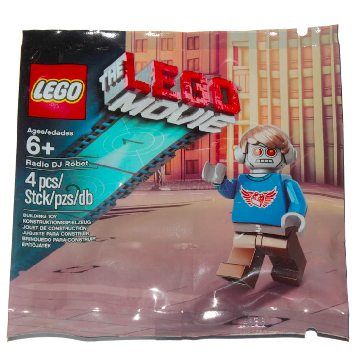 LEGO Radio DJ Robot Minifigure from The LEGO Movie (2014) - Exclusive Collectible Polybag 5002203 - Perfect for LEGO Fans & Movie Collectors