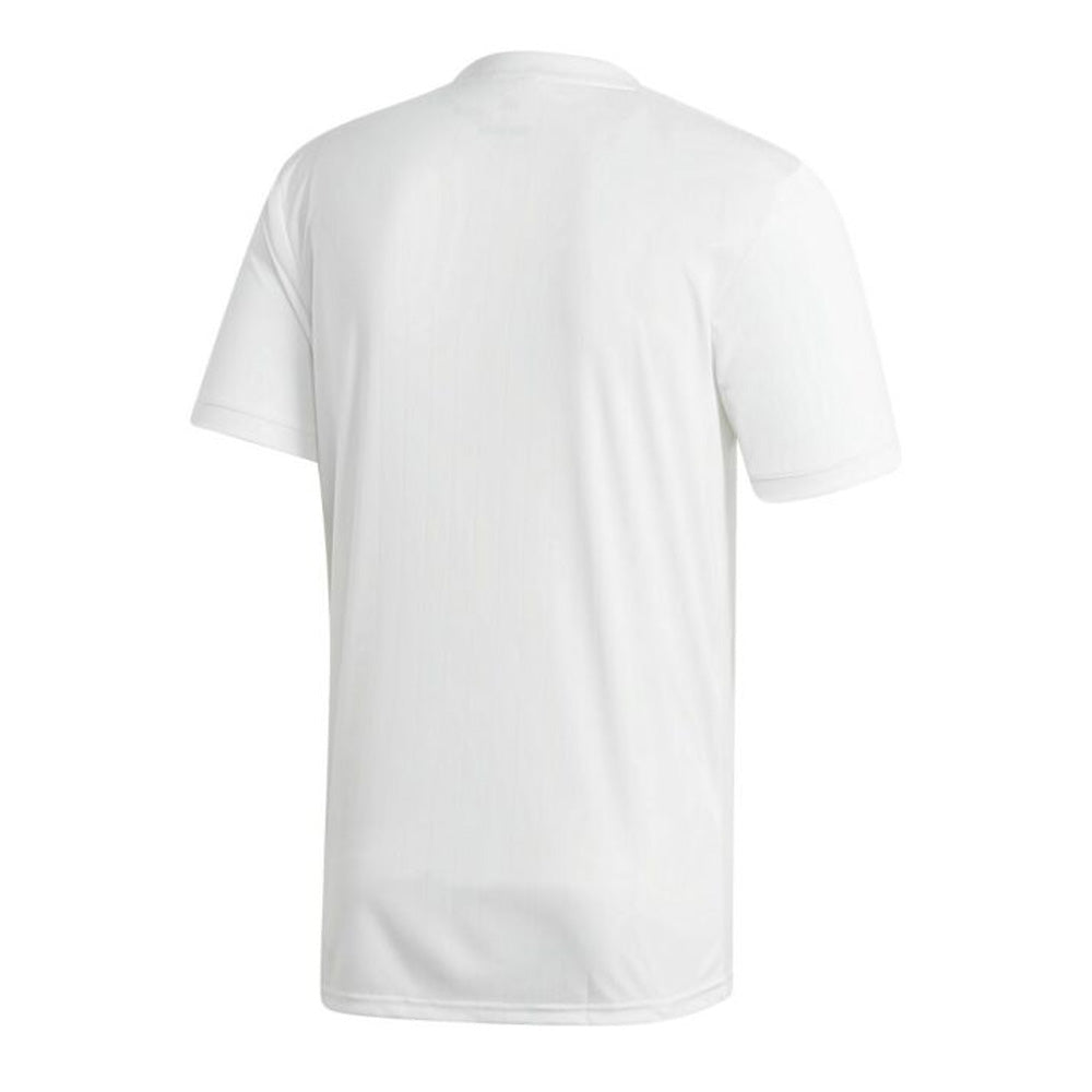 Adidas Adult Tabela 18 Soccer Jersey - White/White - Official Licensed Football Shirt for Men - Perfect for Matches, Training & Fan Support
