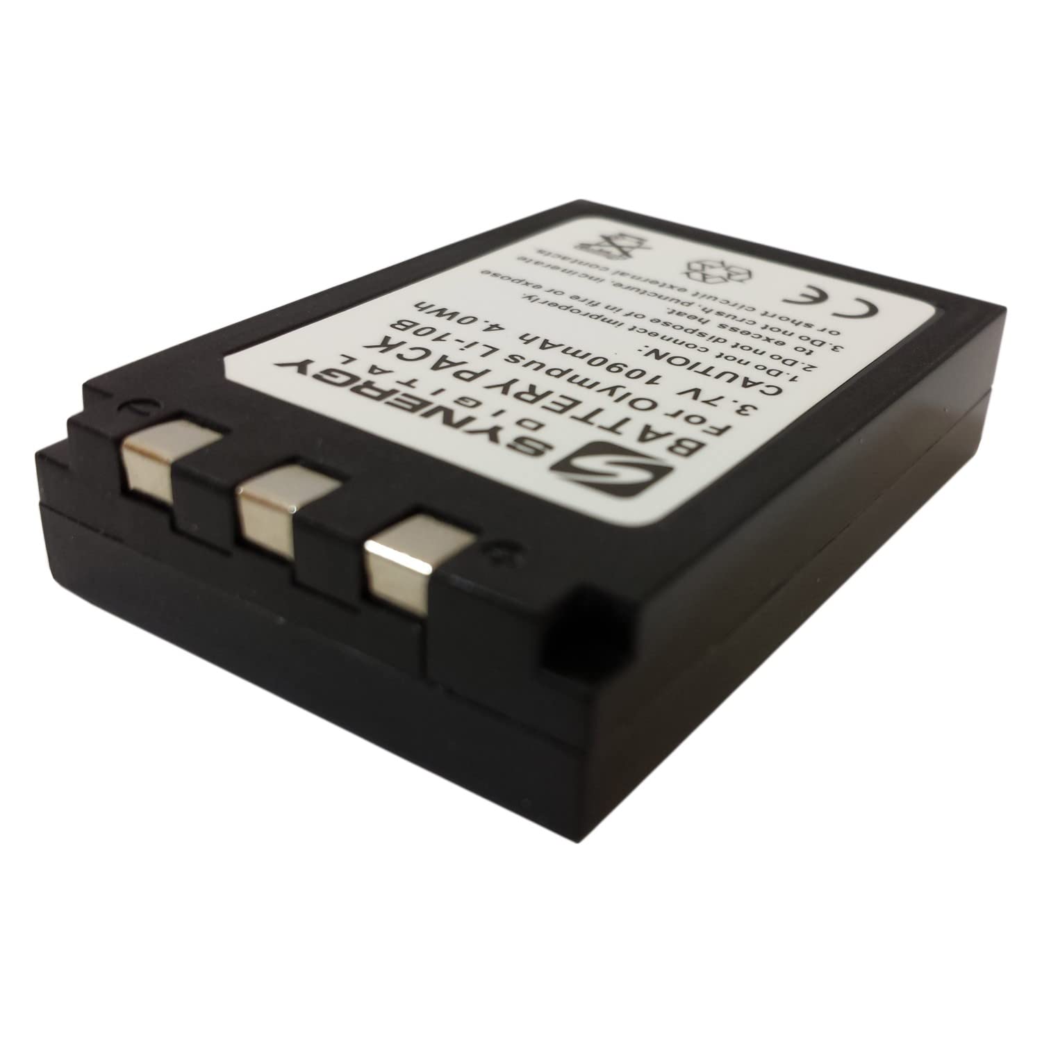 Synergy Digital Camera Batteries for Olympus MJU 410 - 3.7V 1090mAh Li-ion Replacement for LI-10B (5-Pack) - Perfect for Travel Photography & Backup Power