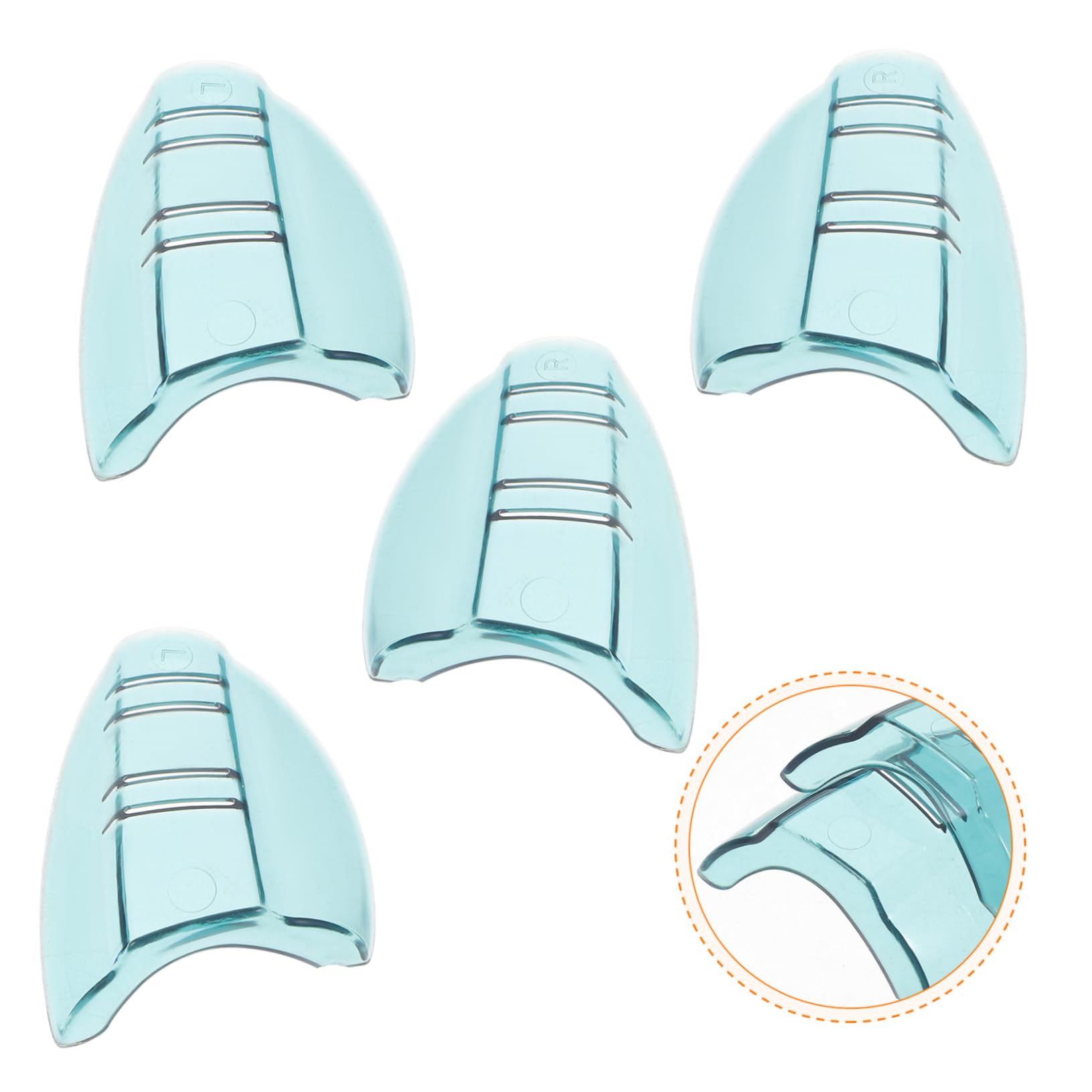 NOLITOY 6 Pairs Glasses Side Protectors - Anti-Slip Eyeglass Shields for Safety & Protection | Clear Protective Visor Accessories for Sports, Work & Daily Use
