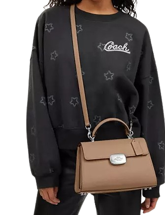 Coach Eliza Top Handle Bag - Stylish Leather Crossbody Purse for Women | Perfect for Work, Travel & Everyday Use