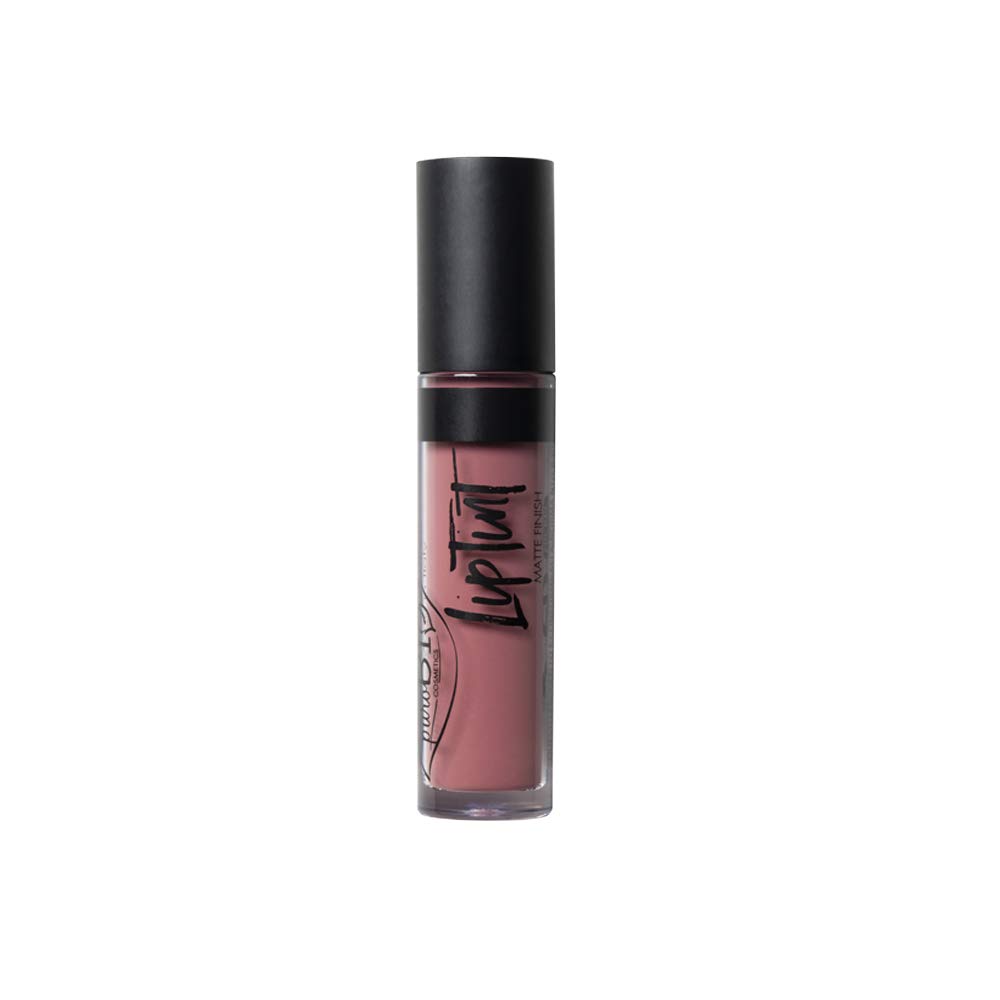 PureBio Cosmetics Lip Tint 2020 No.4 - Cold Rose Vegan Lip Stain | Long-Lasting Hydrating Lip Color for Daily Wear & Special Occasions