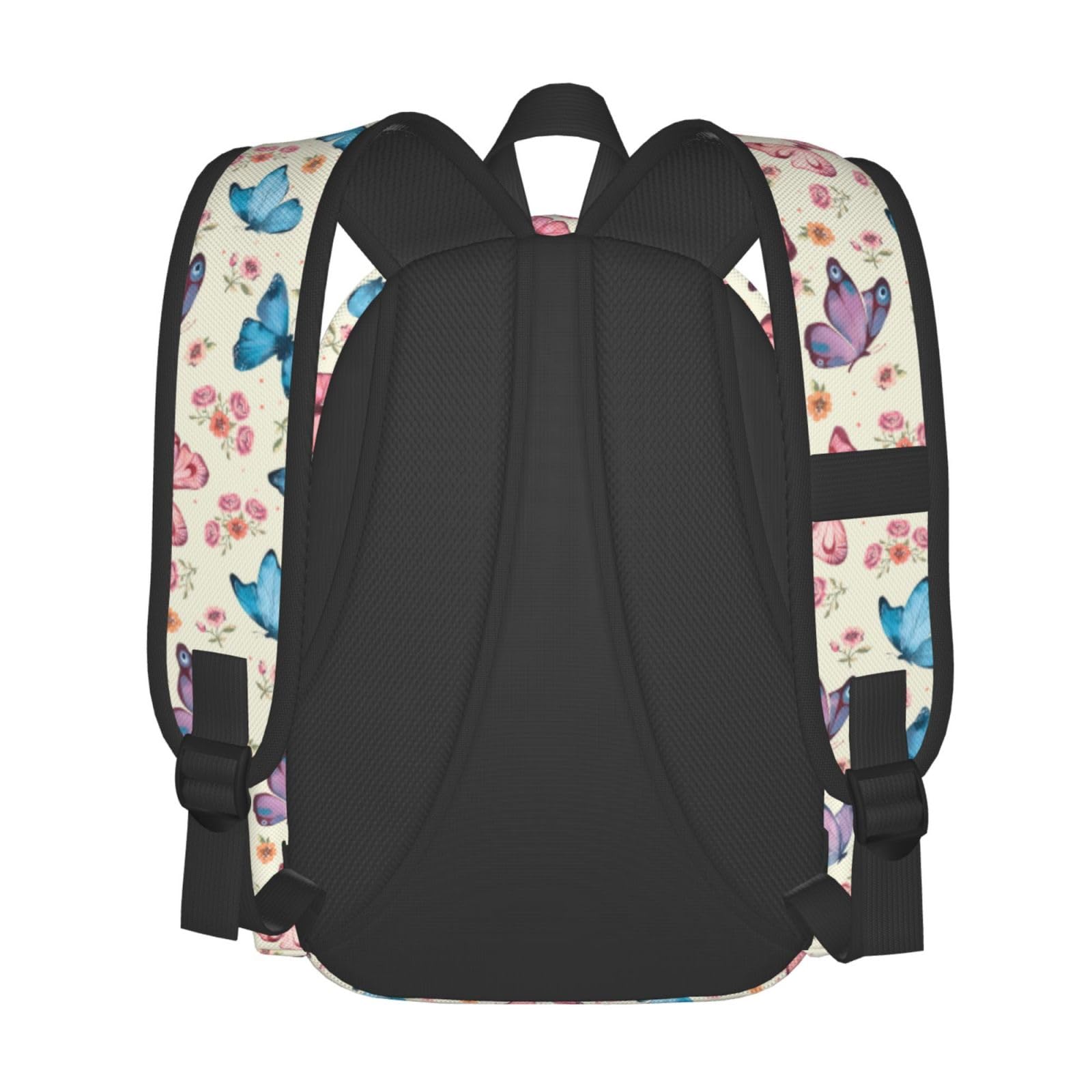 Butterfly Print Travel Backpack for Women & Men - 17 Inch Laptop Backpack, Lightweight Carry On Backpack for Work, School, Hiking, Camping & Outdoor Adventures - Perfect Gift for Travelers & Students