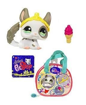 Littlest Pet Shop Chinchilla Purse Carry Case - Portable Toy Storage for Kids, Travel & Playdates | Perfect for Collectibles & On-the-Go Fun