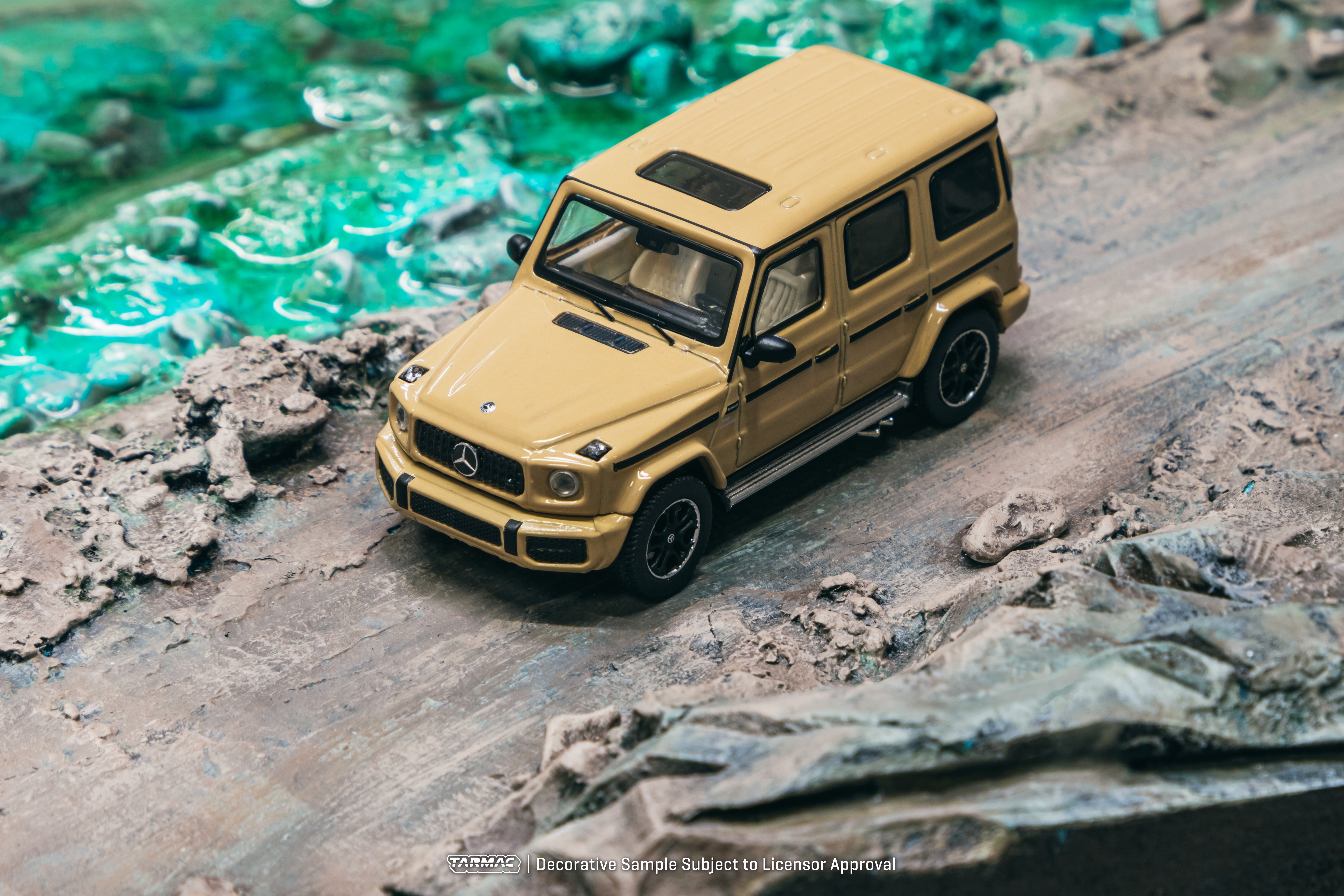 Tarmac Works 1/64 Scale Diecast Mercedes AMG G 63 Model Car in Brown | Collectible Miniature Vehicle | Perfect for Display, Gifts & Car Enthusiasts