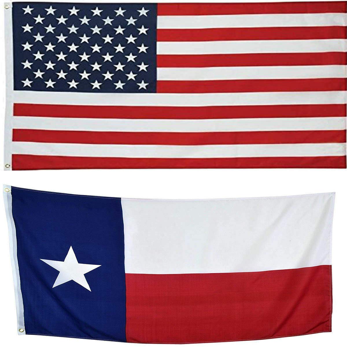 2x3 USA Flag - Premium American & Texas State Flags - Wholesale Bulk Lot - Fast US Shipping - Perfect for Home, Office, and Outdoor Decor
