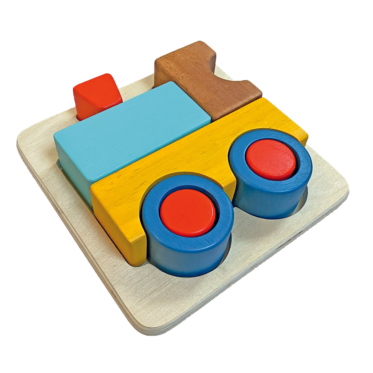 3D Wooden Train Puzzle for Kids - Educational STEM Toy for Toddlers & Children - Perfect for Birthday Gifts & Early Learning Activities