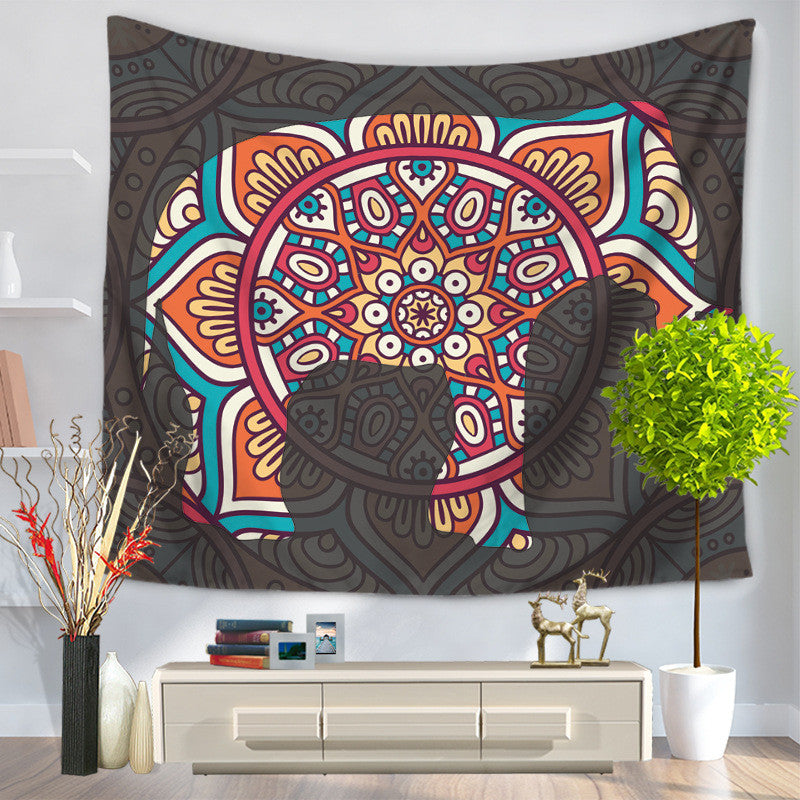 Tapestry Nation GT1097 - Premium Hanging Beach Tapestry, Decorative Wall Cloth for Living Room, Bedroom & Outdoor Use - Sandy Beach Design Carpet for Home Decor