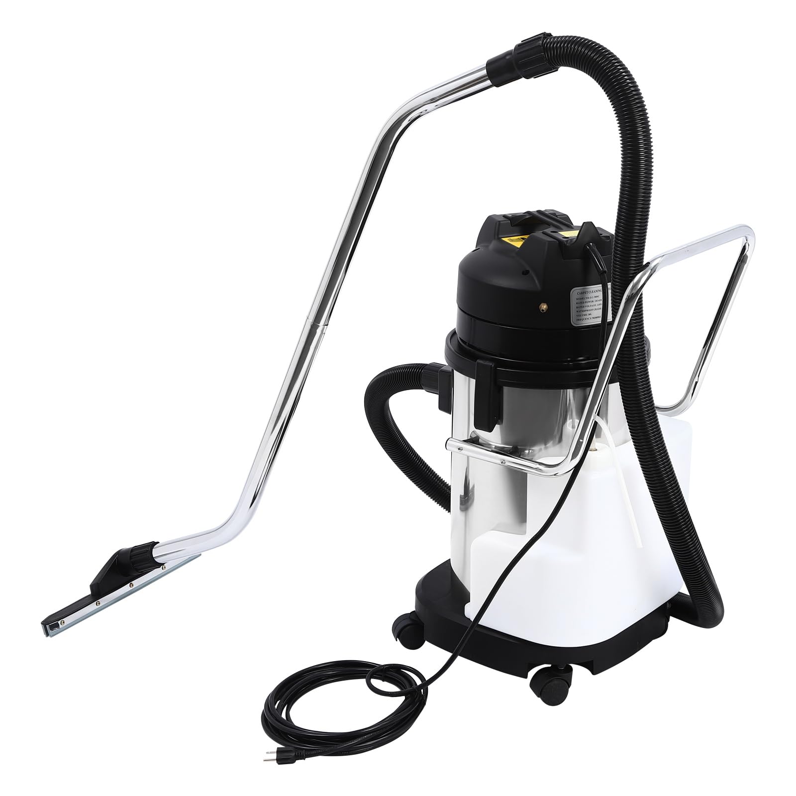30L Commercial Carpet Cleaning Machine - Professional 3-in-1 Carpet Extractor with Wet/Dry Vacuum for Upholstery & Floors | Industrial Portable Floor Cleaner for Hotels, Dry Cleaners, Offices & Home Use | Deep Cleaning Carpets, Rugs & Furniture