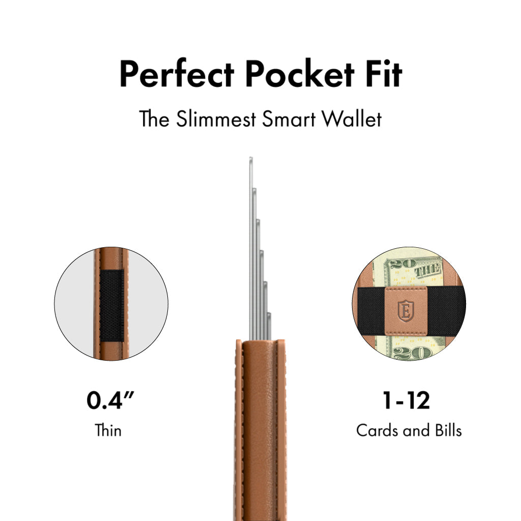 Ekster Smart Wallet for Men - RFID Blocking Slim Minimalist Front Pocket Wallet with Money Clip | Perfect for Travel, Business & Everyday Carry