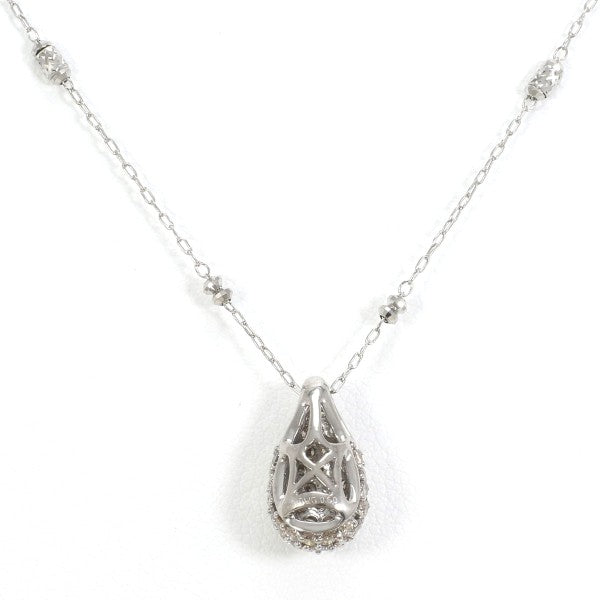 18K White Gold Brown Diamond Necklace for Women - Elegant Jewelry Gift for Anniversary, Birthday & Special Occasions