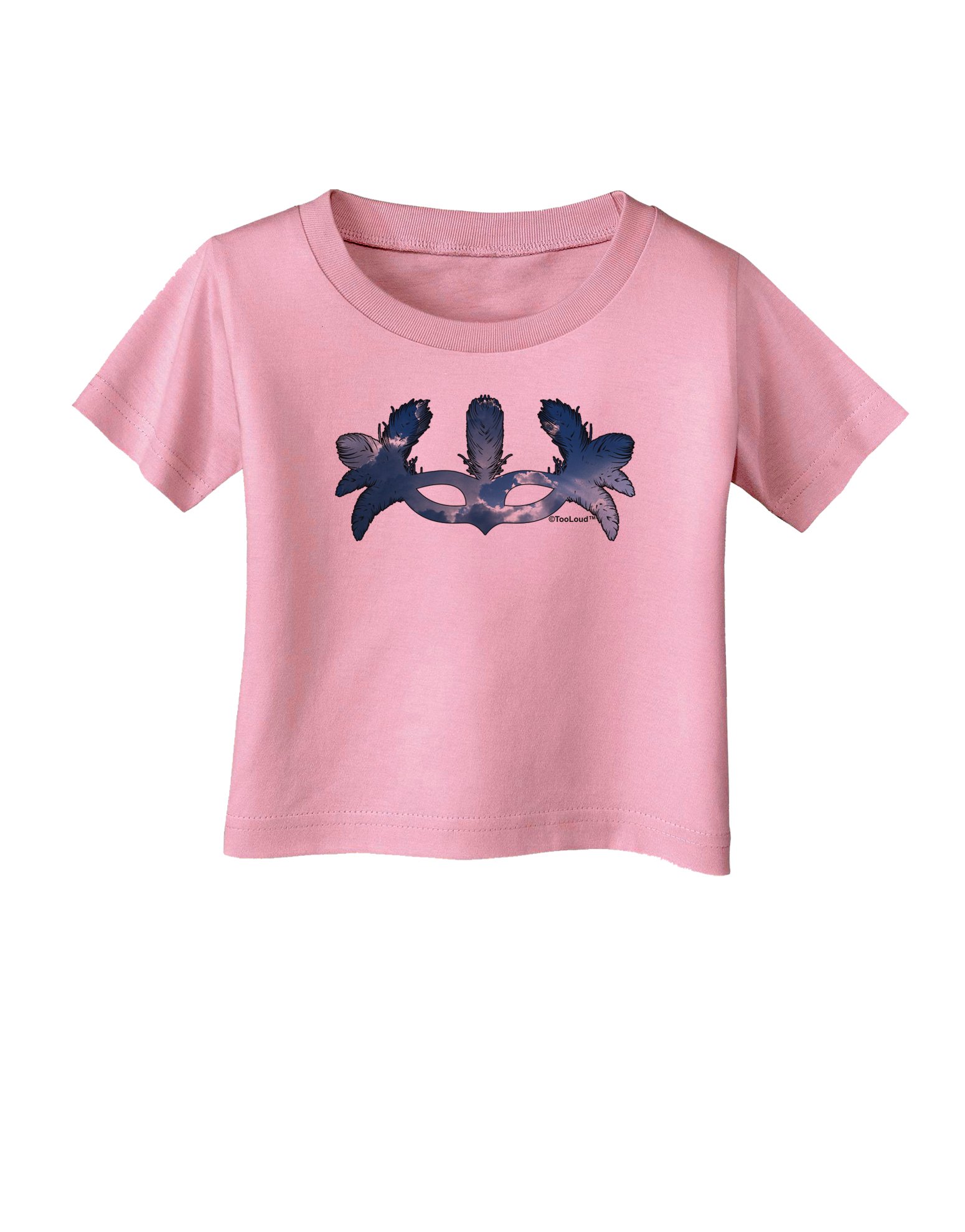TOOLOUD Air Masquerade Mask Baby T-Shirt - Soft Cotton Infant Bodysuit for Boys & Girls - Perfect for Halloween, Costume Parties & Dress-Up Play