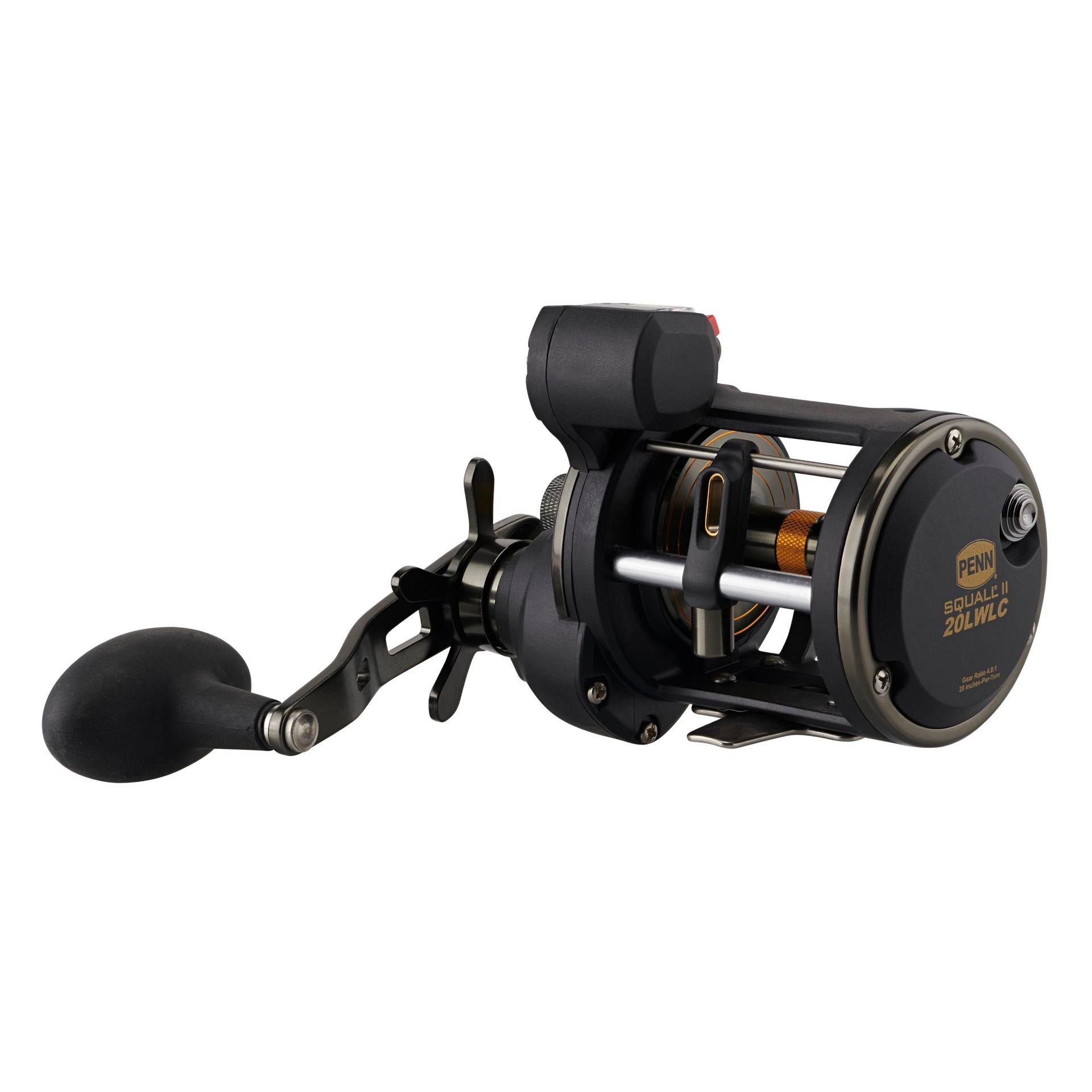 Squall® II Level Wind Conventional Reel - Saltwater & Freshwater Fishing Reel for Casting, Trolling & Bottom Fishing - Perfect for Offshore, Inshore & Pier Angling