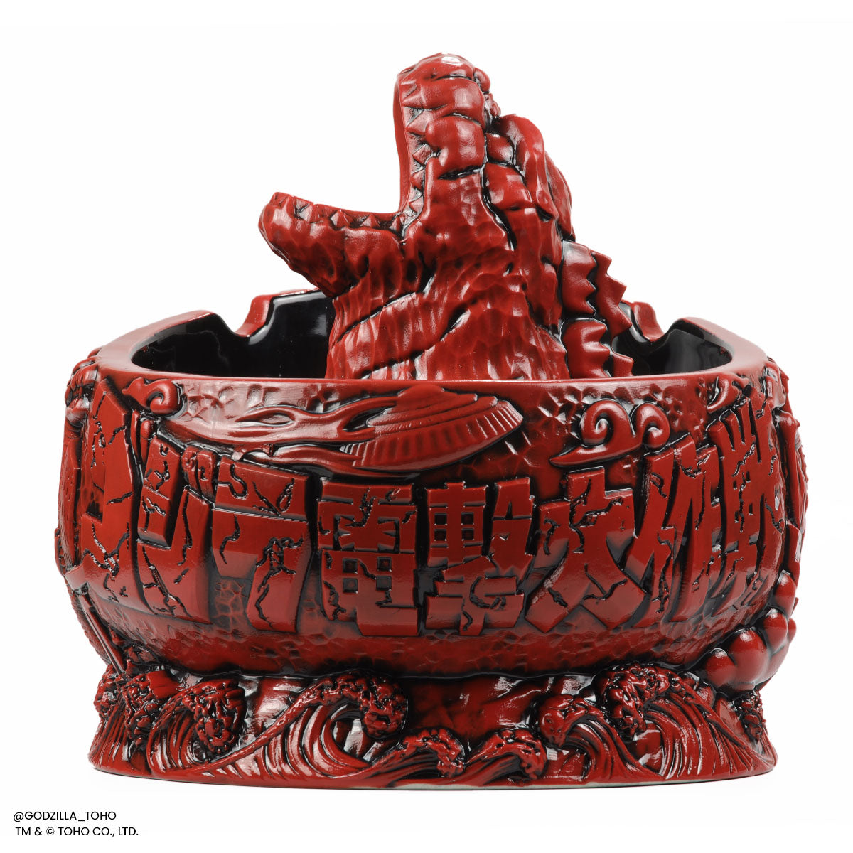 Godzilla Destroy All Monsters Scorpion Bowl - Fire Dragon Variant Collectible Figure | MonsterVerse Action Figure for Display & Collection | Perfect for Fans, Home Decor & Gifts