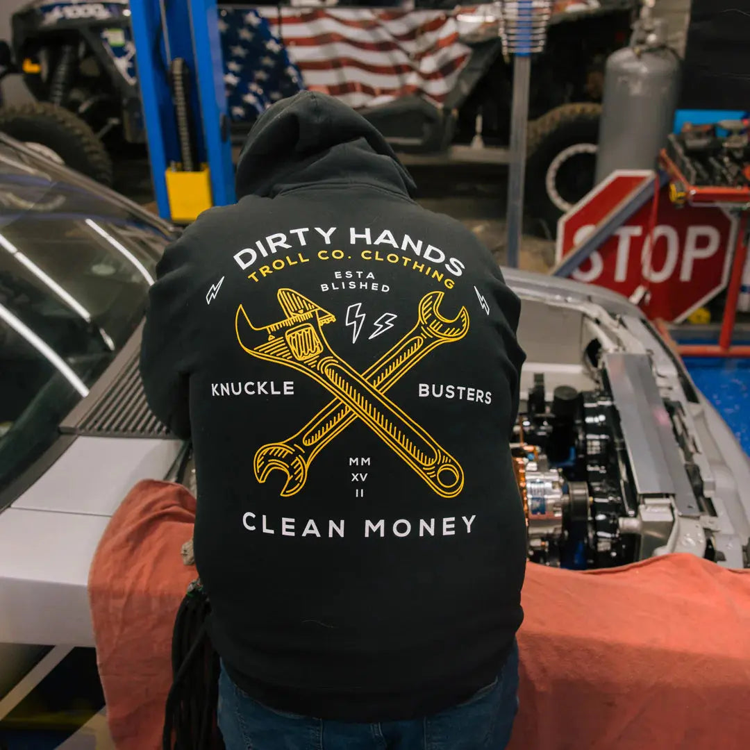 DHCM Twisting Wrenches Hoodie - Trendy Pullover Sweatshirt for Men & Women | Perfect for Motorcycle Riding, Car Repair & Casual Streetwear Fashion