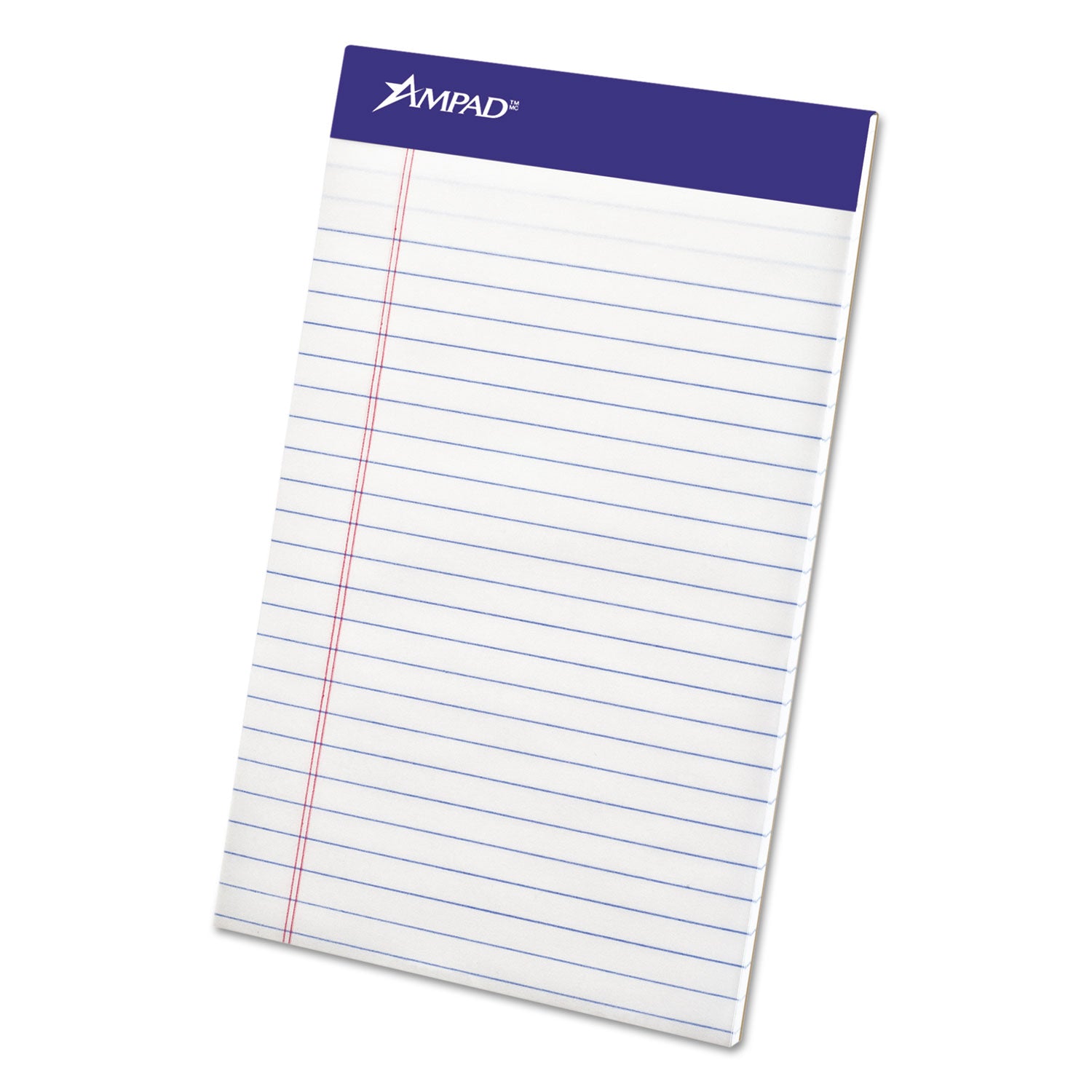 Ampad® Narrow Rule Perforated Writing Pads - 50 Sheets, 5