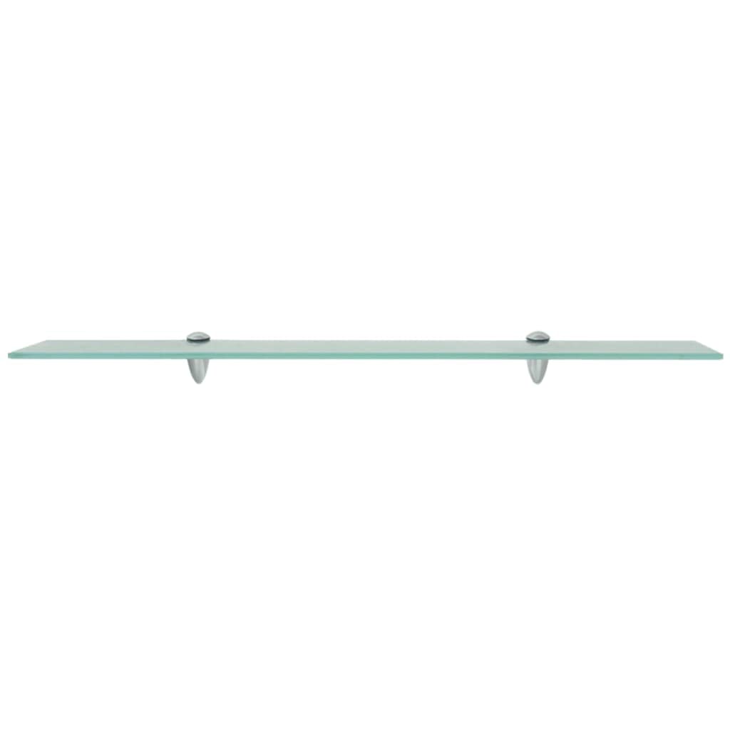 Clear Glass Floating Wall Shelves - 31.5