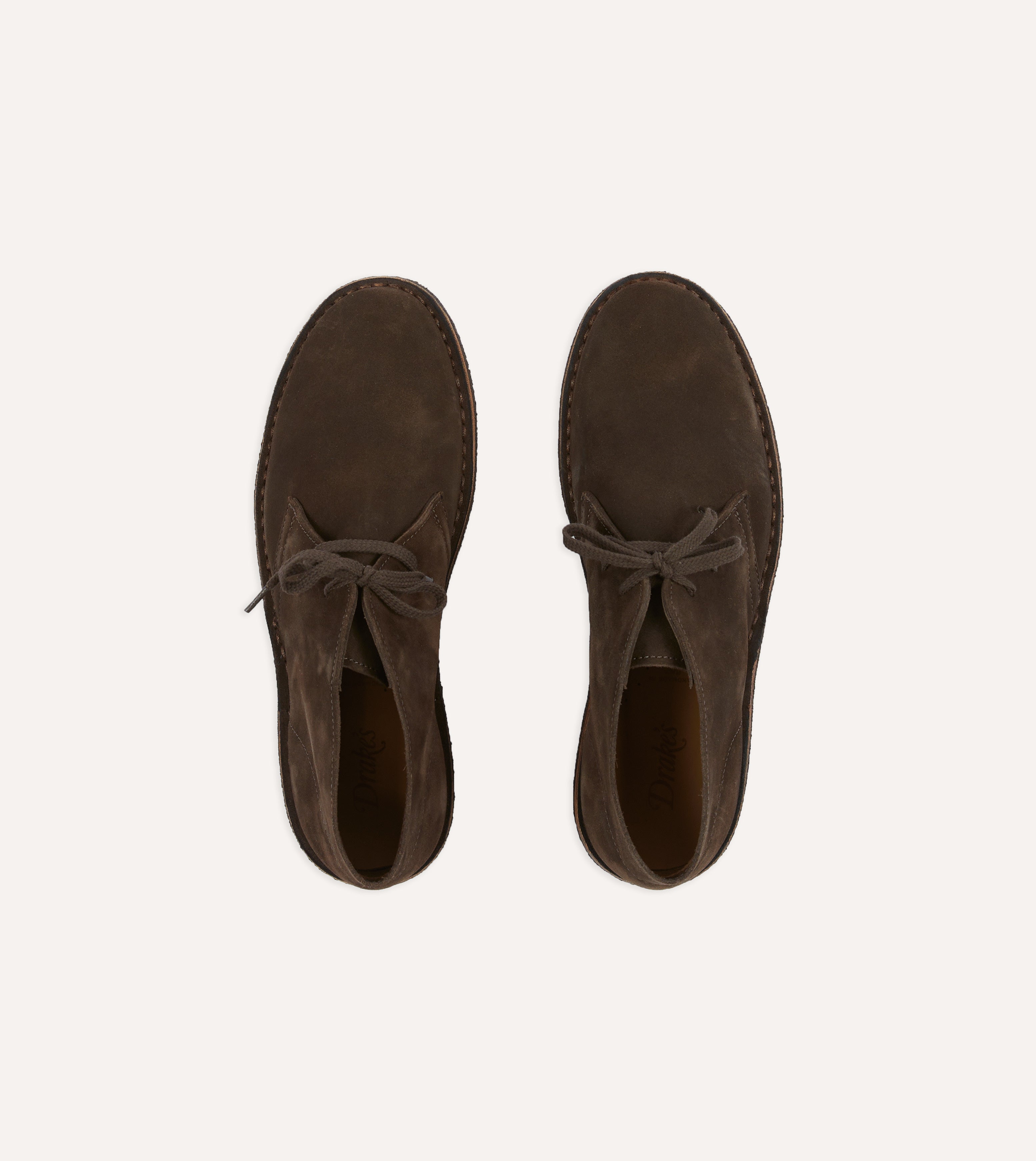 Clifford Men's Dark Brown Suede Desert Boots - Comfortable Casual Chukka Shoes for Outdoor Walking & Everyday Wear