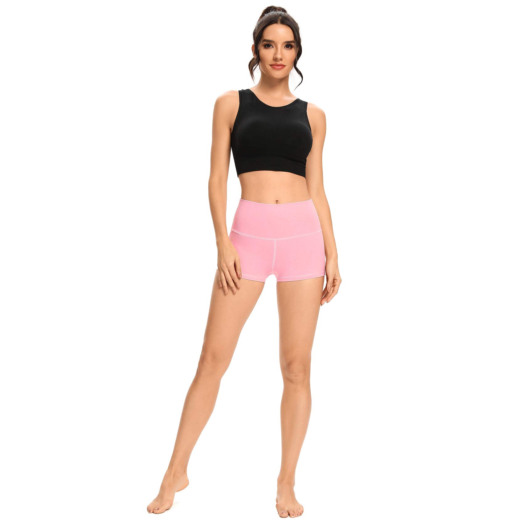LXNMGO High Waist Yoga Shorts for Women - 2