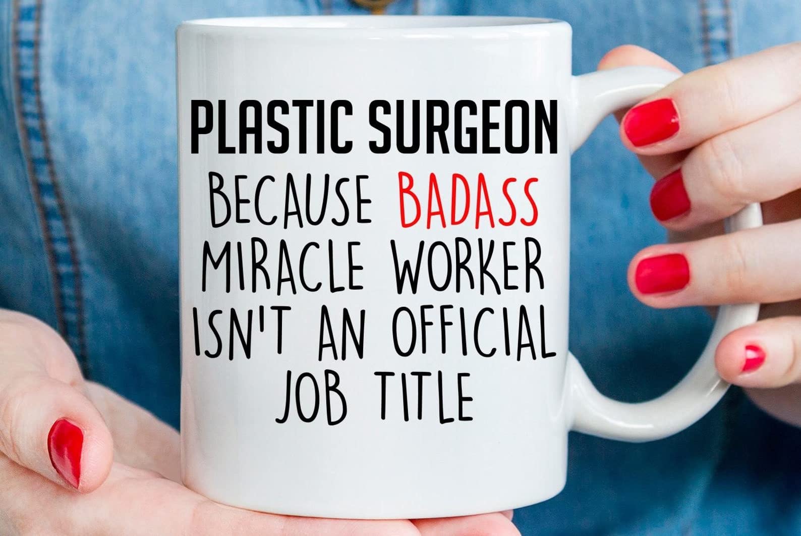 Plastic Surgeon Mug - Funny Gift for Doctors, Family, Friends & Coworkers - Birthday, Christmas, Thanksgiving Present - Multi-Pack of 2 - Perfect for Office, Hospital & Home Use