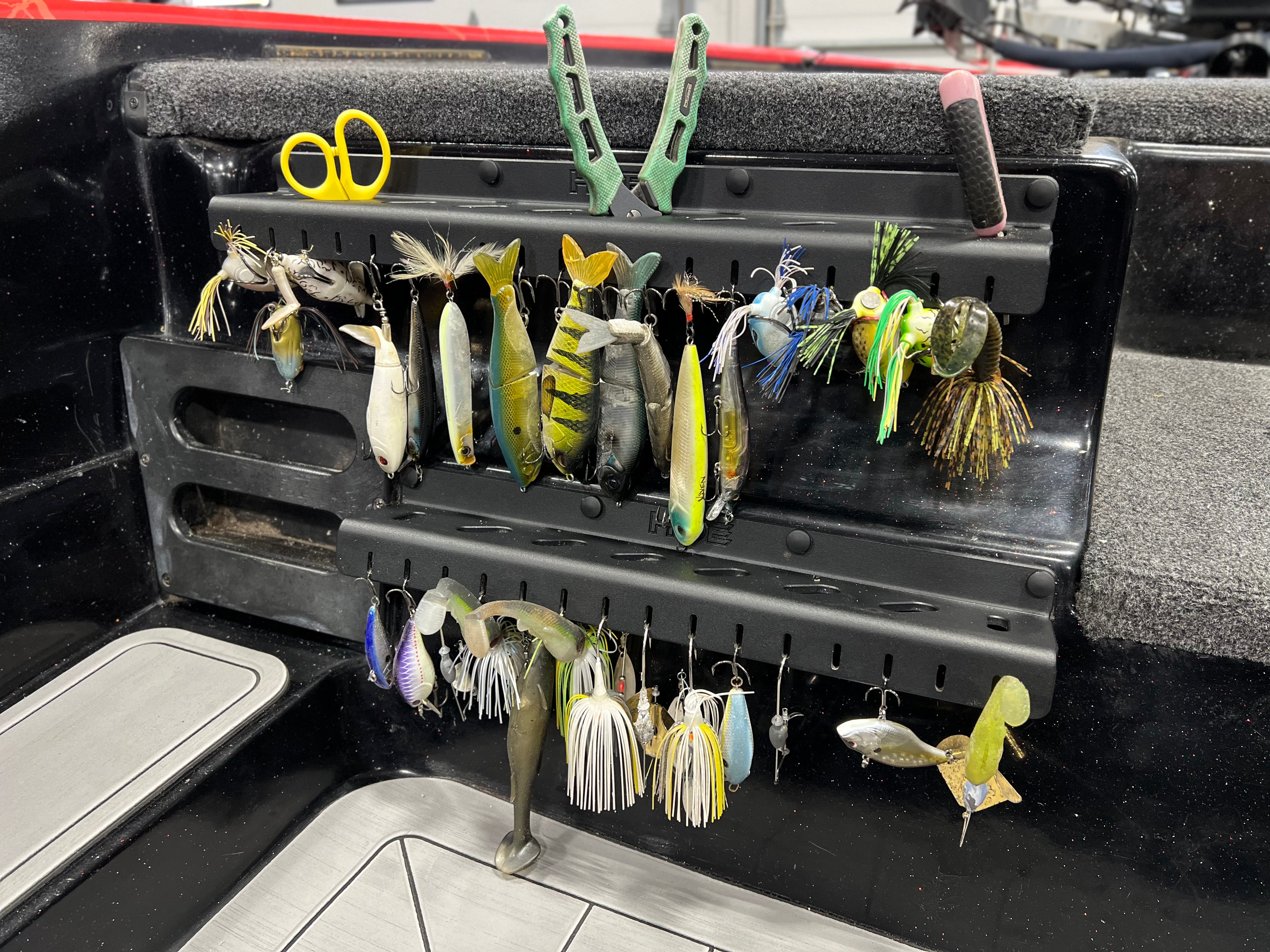H.O.E Tool and Bait Holder - Fishing Gear Accessory for Lures, Hooks, and Tackle Organization - Perfect for Anglers and Outdoor Enthusiasts