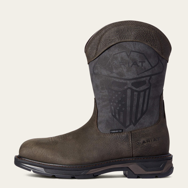 WorkHog XT Incognito Carbon Toe Work Boots - Men's Safety Steel Toe Shoes for Construction & Heavy Duty Work - Waterproof, Slip-Resistant Work Boots for Outdoor, Industrial & Warehouse Jobs