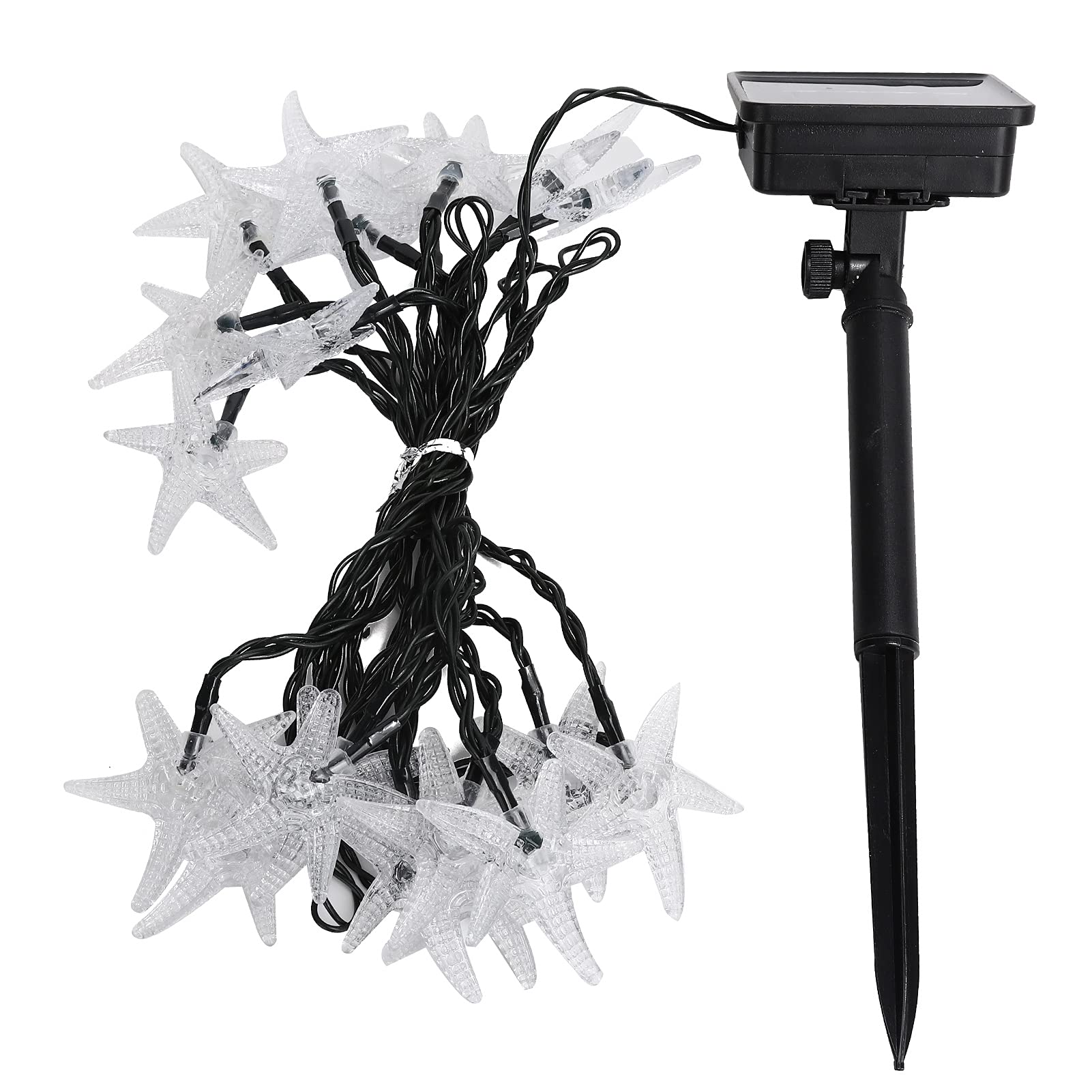 Solar Powered Starfish String Lights - 5m Waterproof Fairy Lights for Bedroom, Garden, Patio, Balcony, Wedding & Christmas Decor | Outdoor & Indoor Decorative Lighting