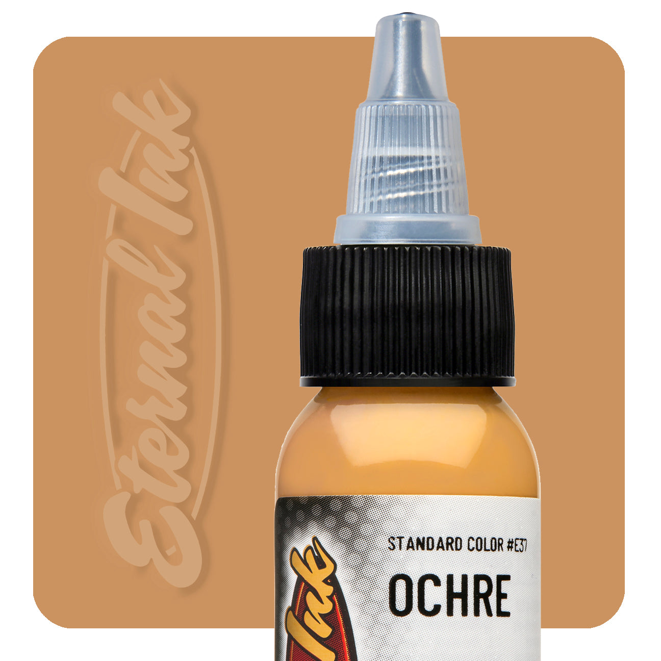 Eternal Ochre Ink - Premium Quality Ink for Calligraphy, Art & Tattoos - Perfect for Artists, Designers & Tattoo Enthusiasts - Use for Drawing, Painting & Professional Tattooing