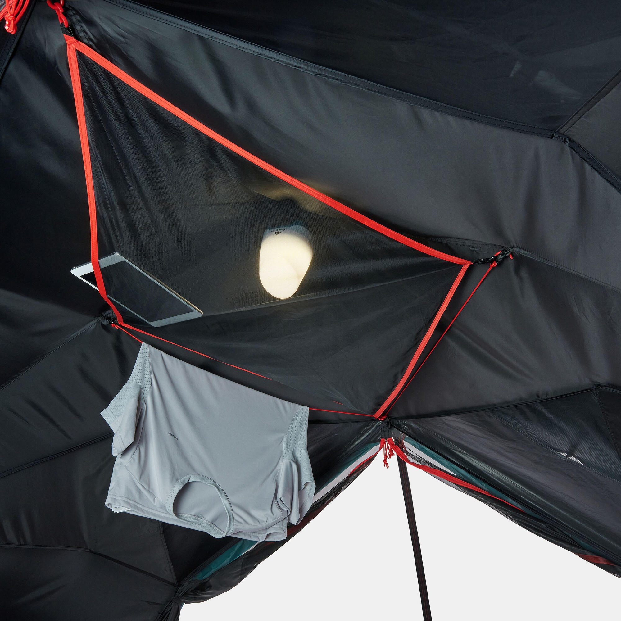 Quechua 2 Second Easy Fresh & Black Waterproof Pop Up Camping Tent for 3 Person - Lightweight Instant Setup Tent for Outdoor Adventures, Hiking, Backpacking & Family Camping Trips