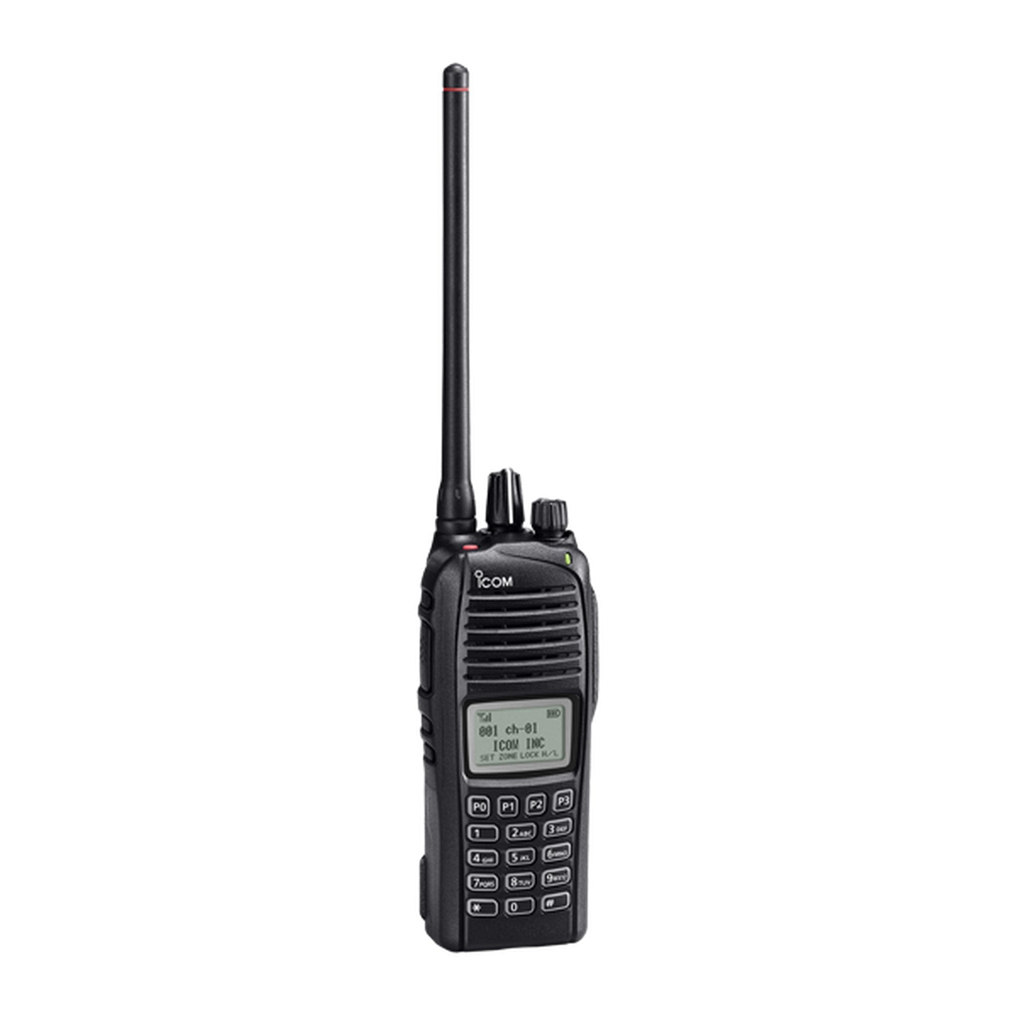 Icom F4261DT IDAS Portable UHF Radio with Display & Full Keypad - Ideal for Business, Security & Emergency Communications