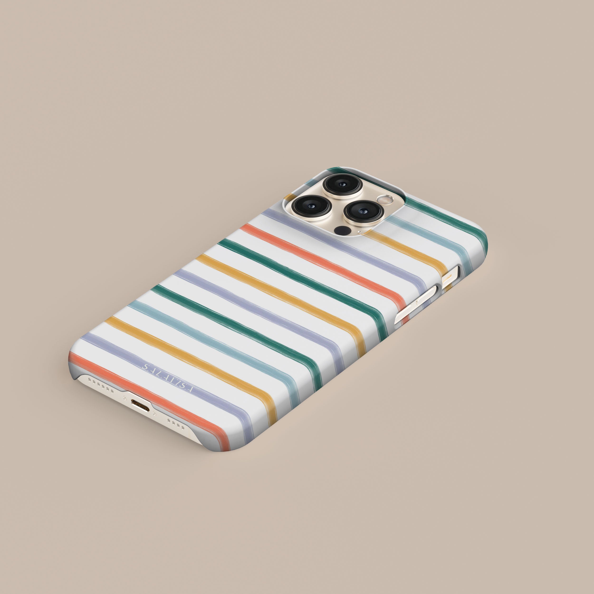 Stylish Summer Stripes Phone Case - Trendy Protective Cover for iPhone & Samsung - Perfect for Beach, Travel & Everyday Use