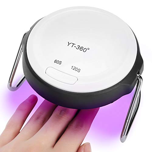 USB UV Nail Lamp for Gel Polish - Fast Drying LED Nail Dryer for Home, Travel & Salon Use - Perfect for Manicures, Pedicures & Nail Art
