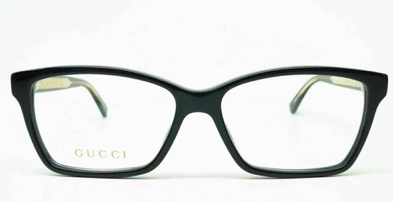 Gucci GG 0312 O 001 Black Eyeglasses for Men & Women - Stylish Designer Sunglasses for Everyday Wear, Driving & Outdoor Activities