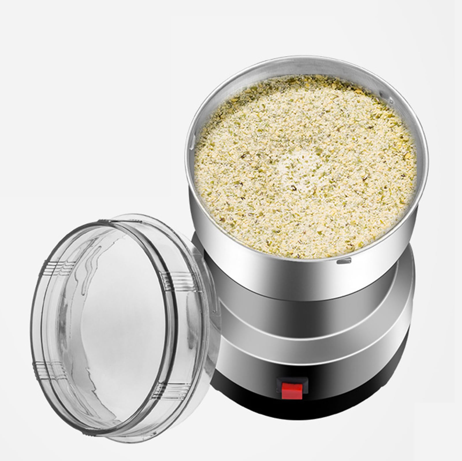 Premium Electric Coffee Grinder - Multifunctional Kitchen Mill for Grains, Nuts, Beans & Spices | Portable Small Dry Grinder for Home & Travel | Perfect for Espresso, French Press & Cold Brew