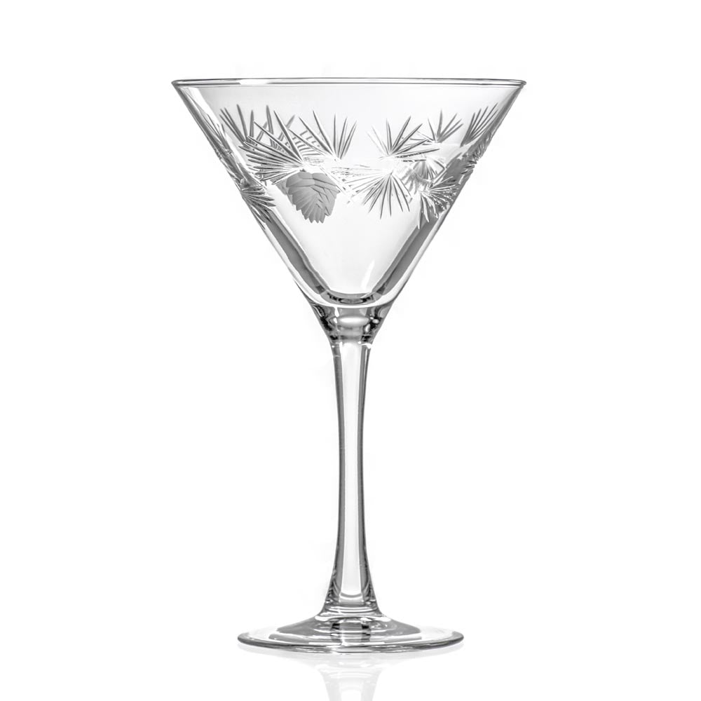 Premium 10oz Icy Pine Martini Glasses Set of 4 - Elegant Cocktail Glasses for Martinis, Margaritas & Cosmopolitans - Perfect for Home Bars, Parties & Entertaining