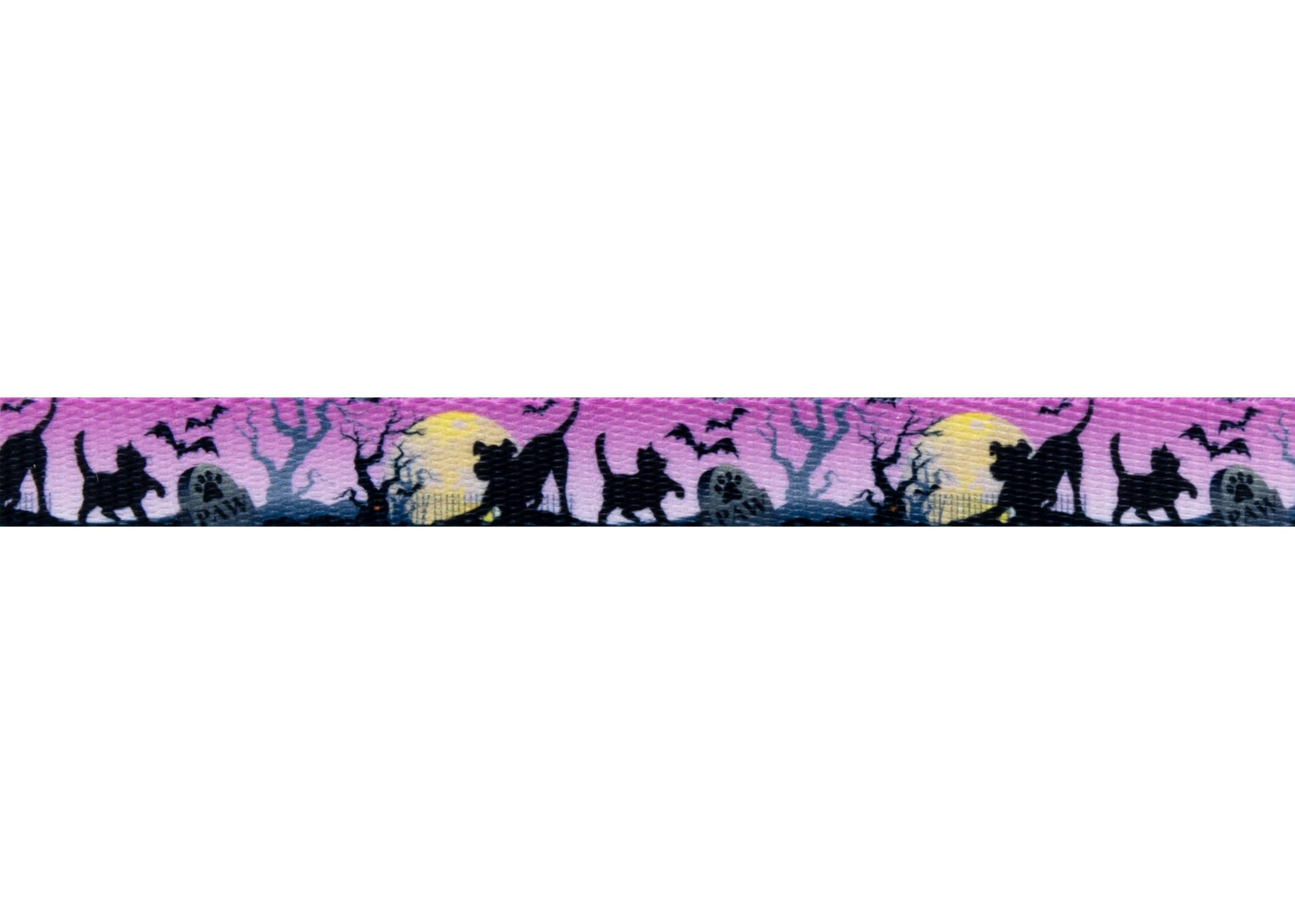 Country Brook Design - Graveyard Themed Polyester Webbing for Halloween Decorations, Costume Accessories & DIY Crafts - Durable & Versatile Fabric Strapping for Spooky Projects