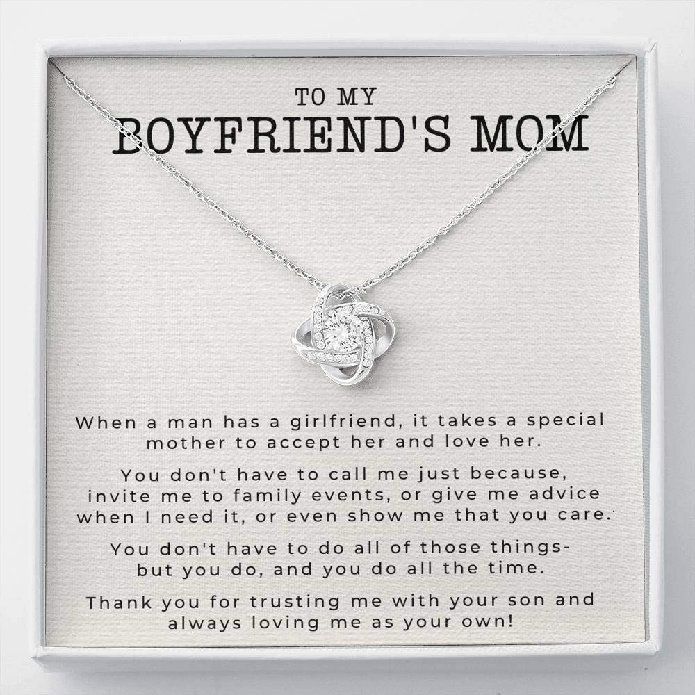 Elegant Heart Pendant Necklace for Boyfriend's Mom - Perfect Mother's Day Gift with Jewelry Box - Ideal for Birthday, Anniversary & Special Occasions