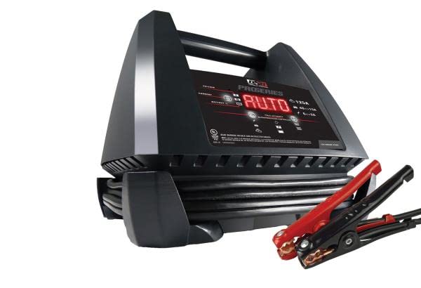 12V & 6V Battery Charger for Car, Motorcycle, Boat - Automatic Engine Charger with Smart Protection - Perfect for Garage, Roadside Emergencies & Marine Use