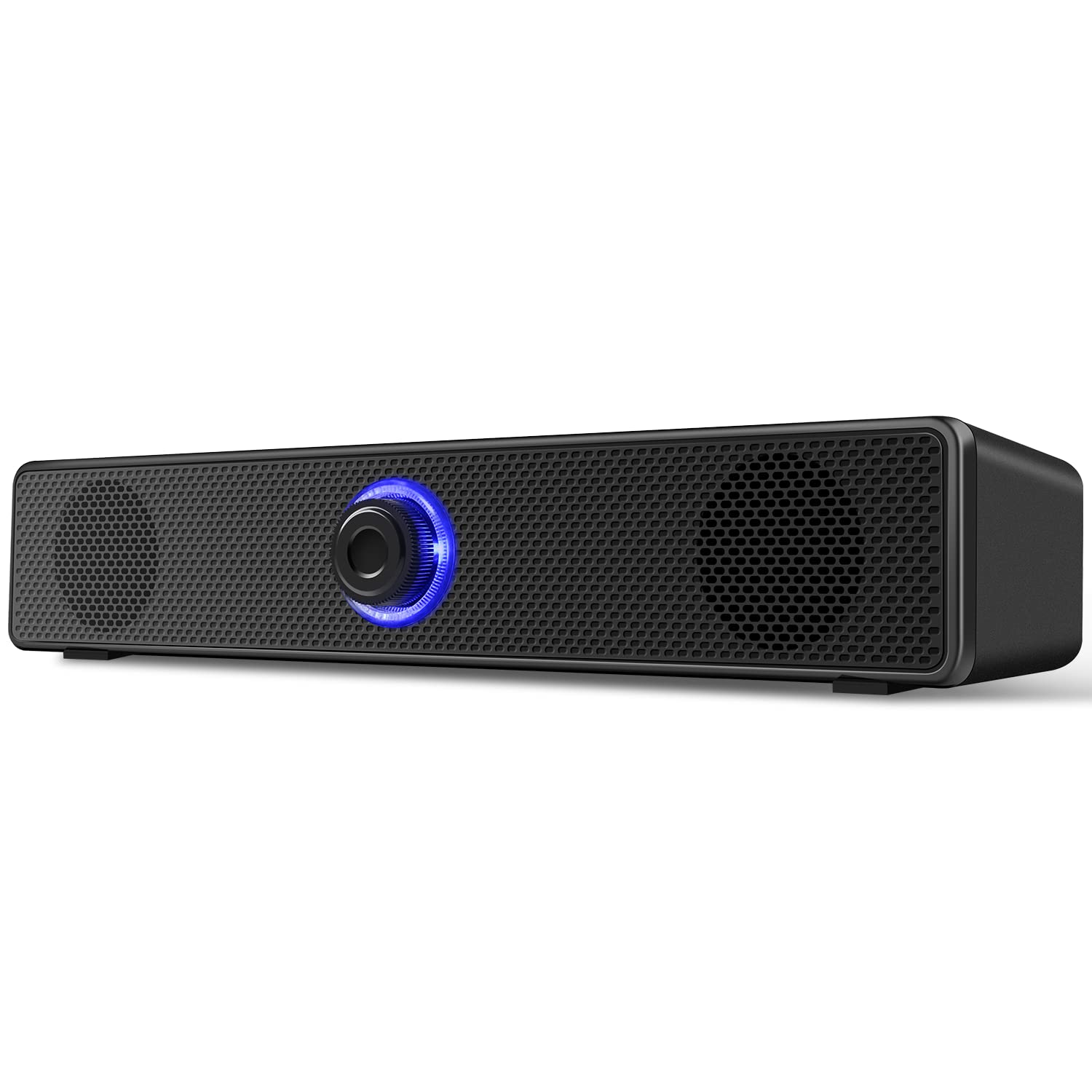 USB Powered Computer Speakers - Wired Stereo PC Speakers for Desktop, Laptop, Tablet & Smartphone | Compact Design with Rich Bass for Gaming, Music & Home Office (2025 Version)