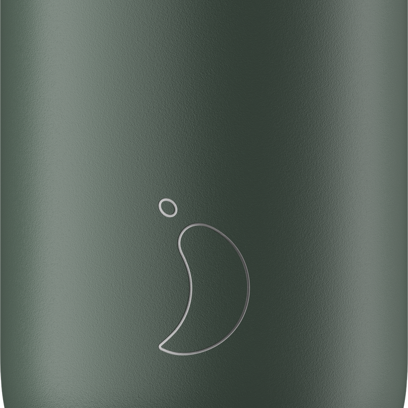 Chilly's Series 2 Reusable Coffee Cup 340ml | Insulated Stainless Steel Travel Mug | Pine Green | Perfect for Office, Commuting & Outdoor Activities