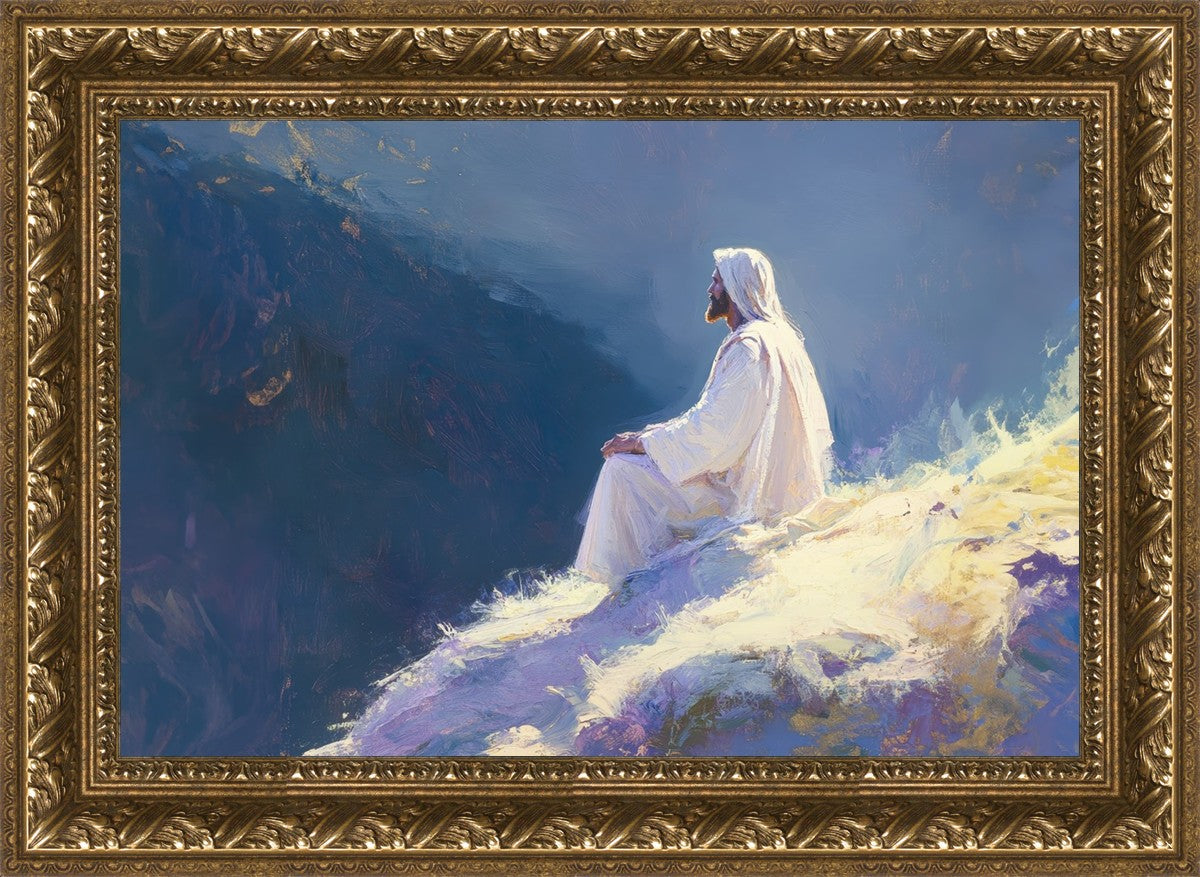 Contemplation By Justin Anna Culebro - Abstract Wall Art Painting for Home & Office Decor | Perfect for Living Room, Bedroom or Meditation Space