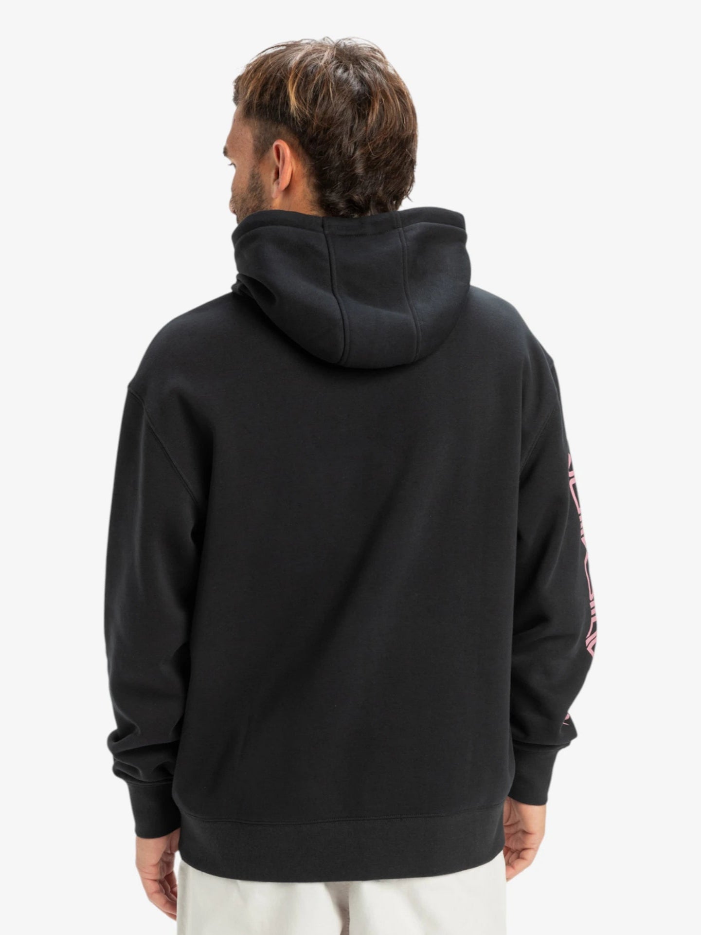 Quiksilver Men's Omni Logo Black Hoodie - Warm & Stylish Pullover for Outdoor Activities & Casual Wear