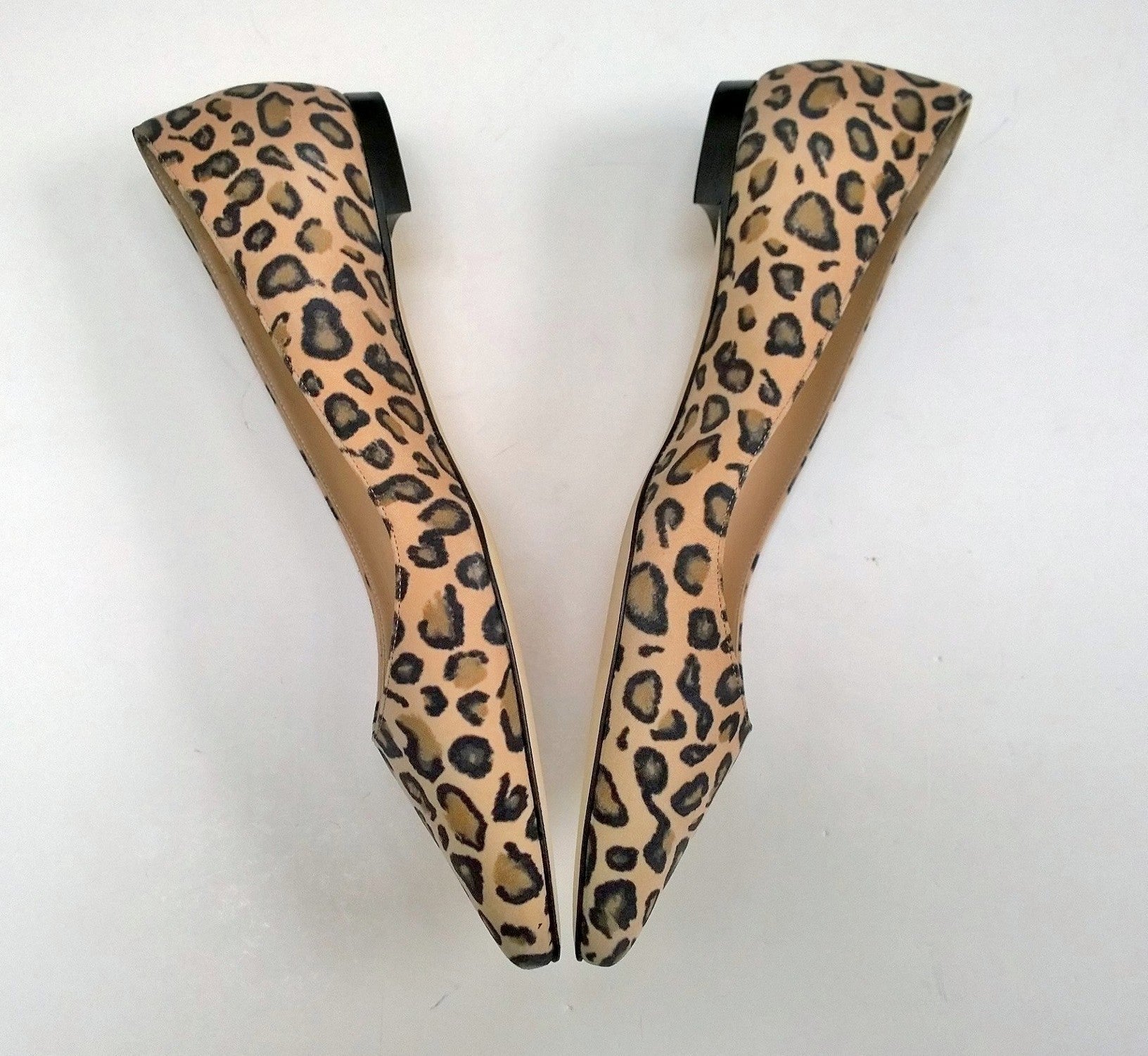 Manolo Blahnik BB Leopard Print Suede Pointy Toe Flats - Women's Luxury Designer Shoes for Work, Parties & Special Occasions
