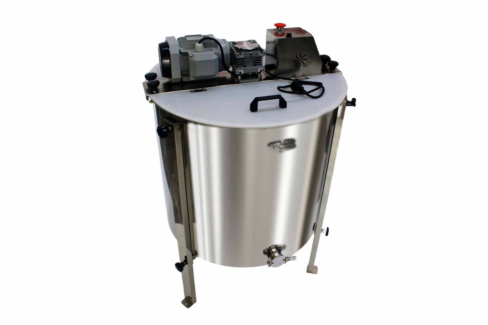 OZ ARMOUR 8 Frame Stainless Steel 304 Electric Honey Extractor - Food Grade Beekeeping Equipment for Home & Commercial Use